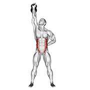 Windmill avansat cu kettlebell