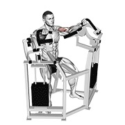 Flexii pentru biceps, la aparat