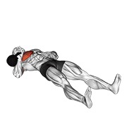 Împins pe sol, cu o mână, cu kettlebell
