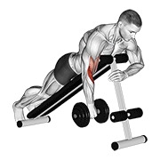 Flexii spider inverse, cu o mână, cu gantera