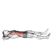 Semi-abdomene tip prizonier (bărbat)