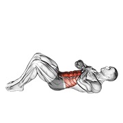 Abdomene cu brațele pe piept