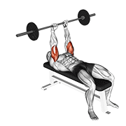 Extensie de triceps culcat cu haltera