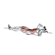 Crunch invers strâns, la cablu