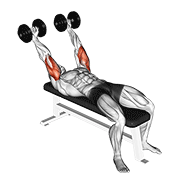 Extensie de triceps cu priză pronată, cu gantera