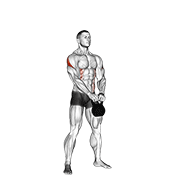 Pirate ship legs cu kettlebell