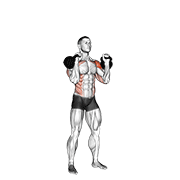 Împins tip balansoar cu kettlebell