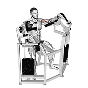 Flexii pentru biceps, la aparat