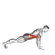 Flotări spre plank lateral