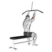 Flexii pentru biceps la tracțiune, la cablu