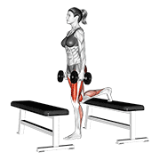 Fandare cu step-up, cu gantere